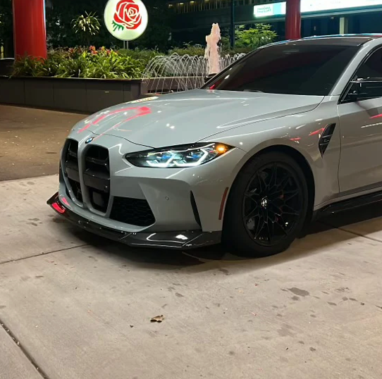V Style Carbon Fiber 3-Piece Front Lip (BMW G80 M3 | G82/G83 M4)