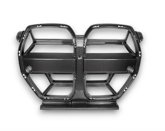 CSL Style Dry Carbon Fiber Front Grille Without ACC (BMW G80/G82/G83 M3/M4)