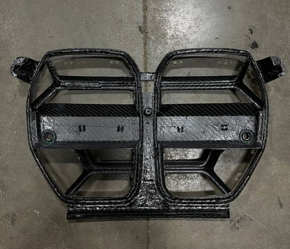 CSL Style Dry Carbon Fiber Front Grille Without ACC (BMW G80/G82/G83 M3/M4)