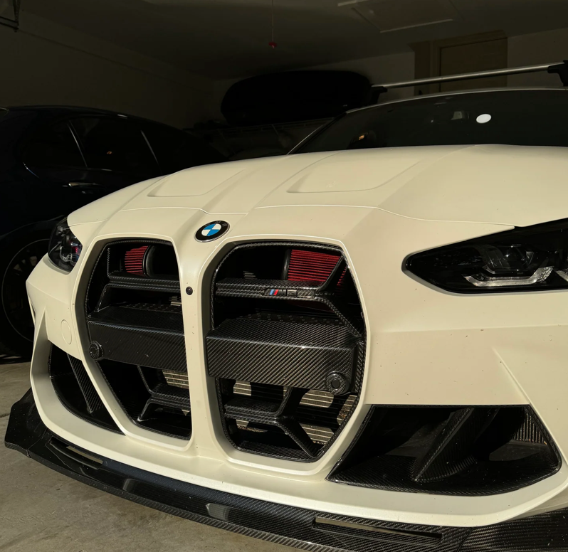 CSL Style Dry Carbon Fiber Front Grille Without ACC (BMW G80/G82/G83 M3/M4)