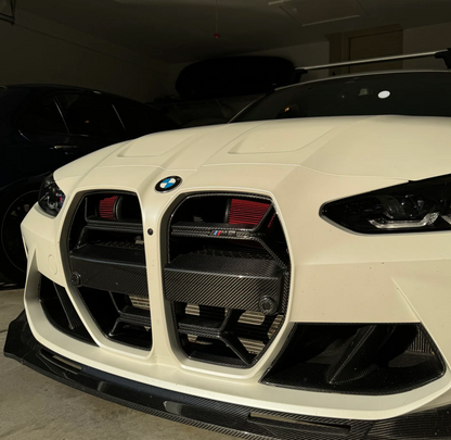 CSL Style Dry Carbon Fiber Front Grille Without ACC (BMW G80/G82/G83 M3/M4)