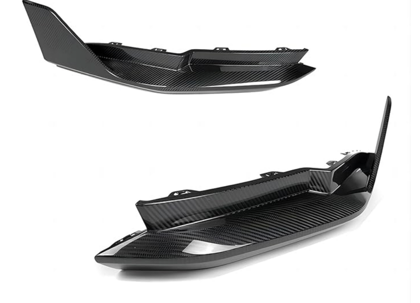 M-Performance Style Dry Carbon Fiber Rear Splitters (BMW G80 M3)
