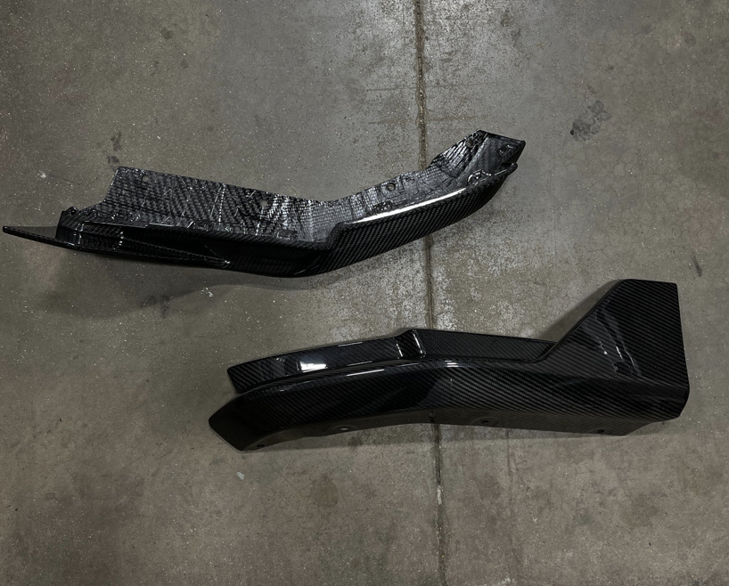 M-Performance Style Dry Carbon Fiber Rear Splitters (BMW G80 M3)