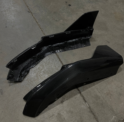 M-Performance Style Dry Carbon Fiber Rear Splitters (BMW G80 M3)