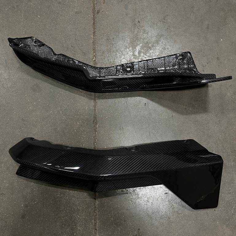 M-Performance Style Dry Carbon Fiber Rear Splitters (BMW G82 M4)
