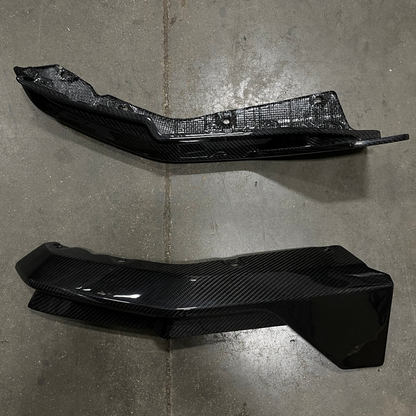 M-Performance Style Dry Carbon Fiber Rear Splitters (BMW G82 M4)