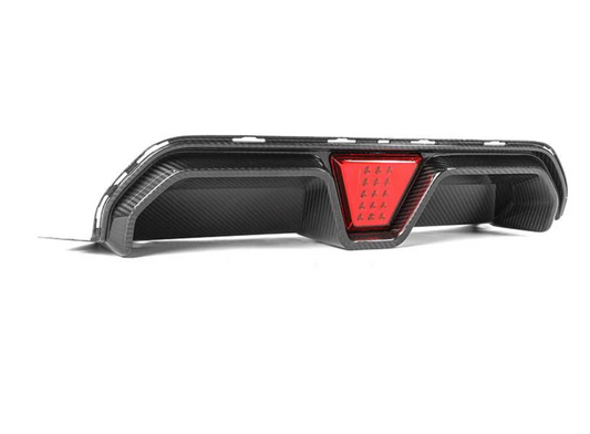 F90 M5 CS Style LED Carbon Fiber Rear Diffuser - F90 M5 Pre LCI