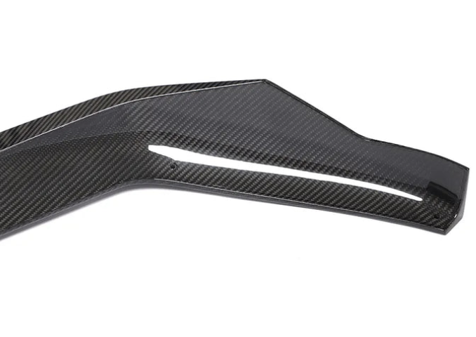 BMW F90 M5 LCI Dry Carbon Fiber Front Lip 3pc - F90 M5 LCI