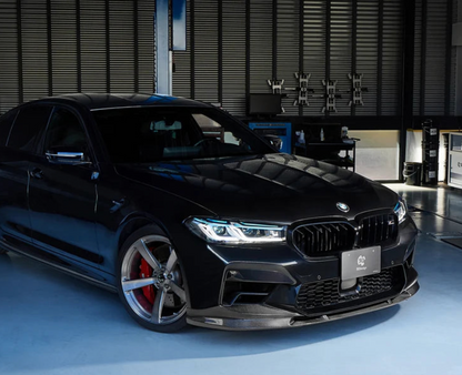 BMW F90 M5 3D Style Carbon Fiber Front Lip - F90 M5 LCI