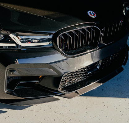 BMW F90 M5 ST Style Carbon Fiber Front Lip - F90 M5 LCI