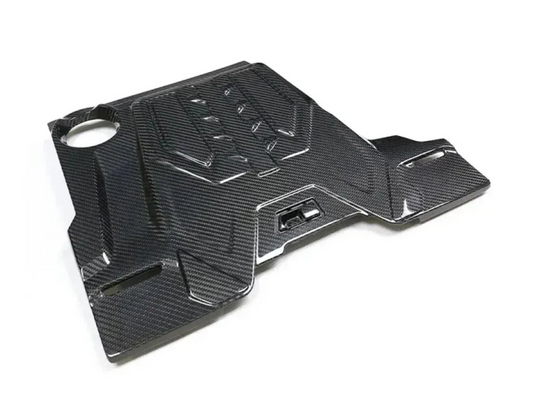 BMW F9X M5/M8 Dry Carbon Fiber Engine Cover - F90 M5 F91 F92 F93 M8