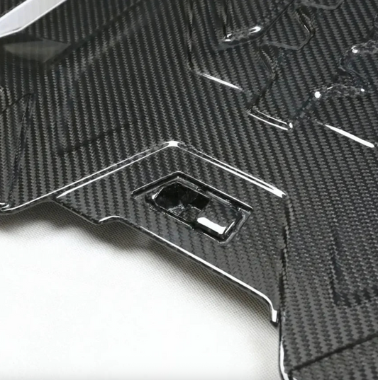 BMW F9X M5/M8 Dry Carbon Fiber Engine Cover - F90 M5 F91 F92 F93 M8