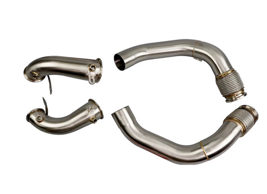 MBS BMW F90 M5/F9X M8 Catless Downpipes - BMW S63R F90 M5 F92-F93 M8