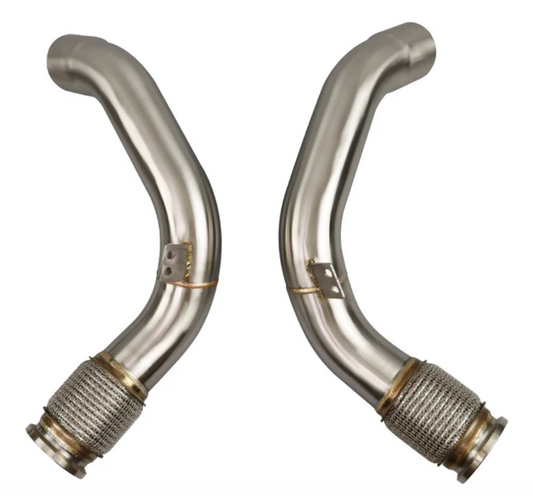 MBS BMW F90 M5/F9X M8 Catless Downpipes - BMW S63R F90 M5 F92-F93 M8