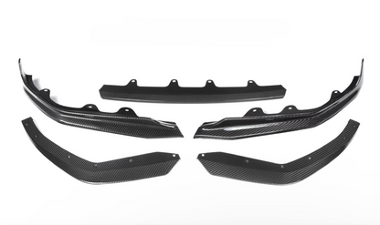 BMW 330i M340i Dry Carbon Fiber 5pc M-Performance Style Front Lip (G20 3-Series Pre-LCI)