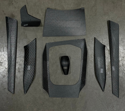 BMW 330i M340i Dry Carbon Fiber Interior Trim Kit Stick On Type PRE-LCI (BMW G20)