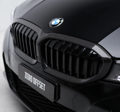 BMW G20 3-Series 330I M340I  Carbon Fiber Front Grille Trim - G20 3-Series PRE LCI