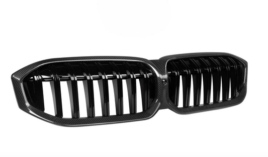 BMW G20 330I M340I Dry Carbon Fiber Front Grilles Single Slat (BMW 3-Series G20/G21/G28 LCI)