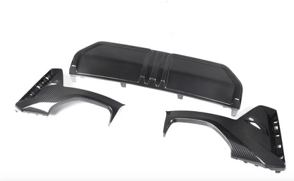 BMW G20 330I M340I LCI M Performance Style Carbon Fiber Rear Diffuser - G20 3-Series LCI 2023+