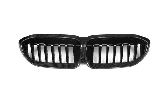 BMW G20 330I M340I Carbon Fiber Front Grille Single Slat (BMW 3 Series G20/G21/G28 PRE-LCI)