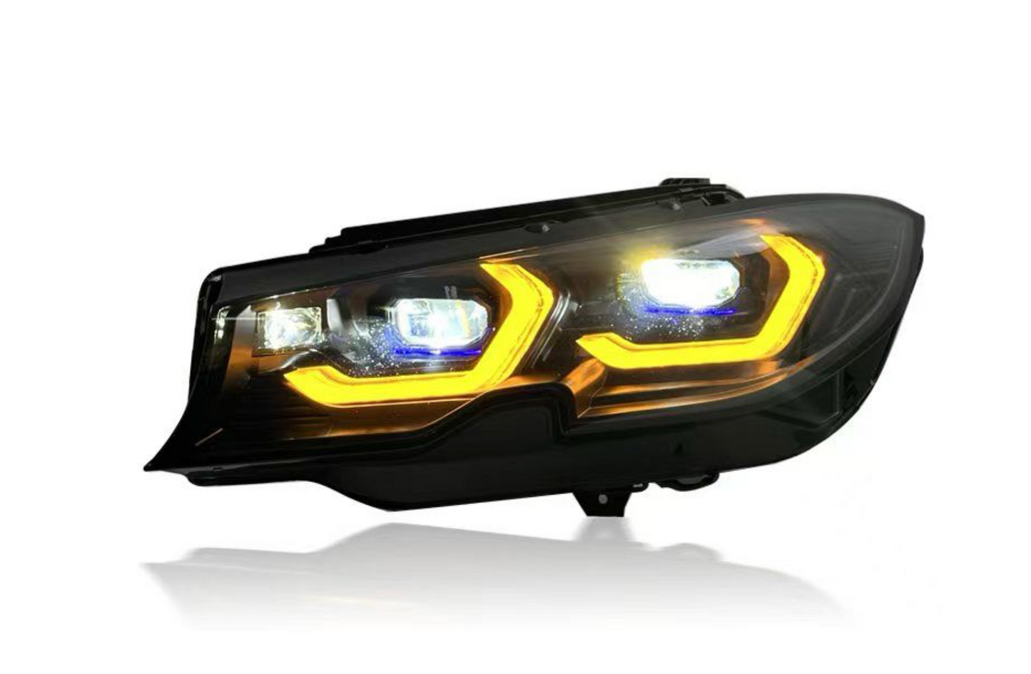 BMW G20 330i M340i Laser Style Headlight White / Yellow DRL - G20 3-Series