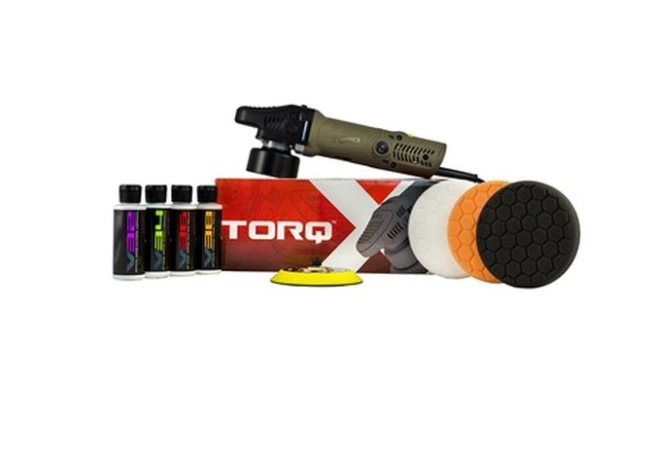 TORQ TORQX Random Orbital Polisher Kit | Complete Paint Correction & Detailing System