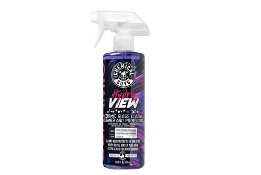HydroView Ceramic Glass Cleaner & Coating | 2-in-1 Clarity + Hydrophobic Protection