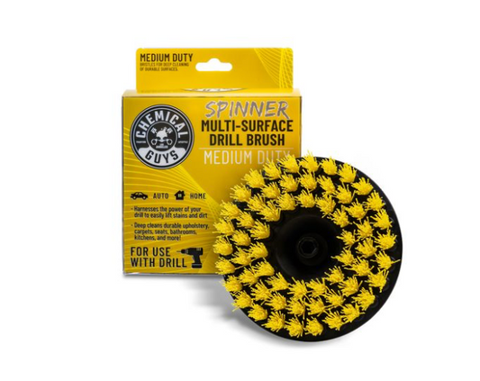 Chemical Guys Carpet Brush with Drill Attachment – Medium Duty | Deep-Cleaning Power for Carpet & Upholstery