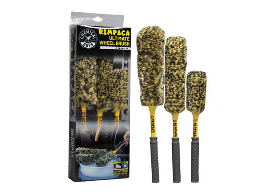 Rimpaca Ultimate Wheel Brush Set (3 pcs) | Comprehensive Cleaning for Wheels & Rims