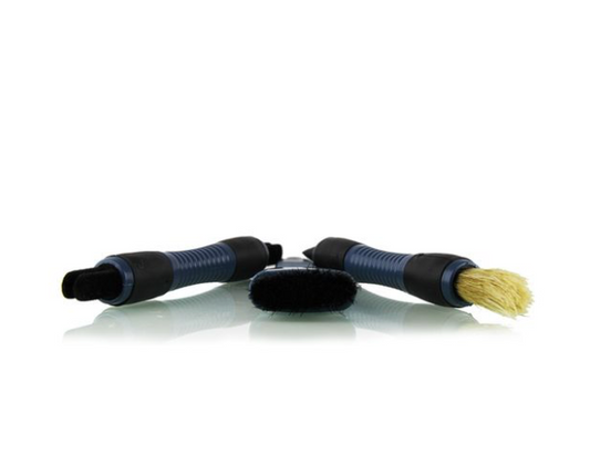 Detailing Brush Set Ultimate Vent, Dash & Crevice Detailer (3 Brush Set) | Precision Interior Cleaning Kit