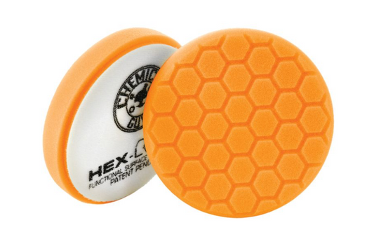 6.5" Hex-Logic Orange Medium-Heavy Cut Pad | Scratch & Swirl Remover Polishing Pad