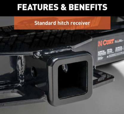 Class III Receiver/Tow Hitch | 2022-2025+ Ford Maverick (No Factory Receiver) | 4,000 lb Towing Capacity | 2" Receiver | Bolt-On Fit
