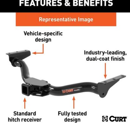 Class III Receiver/Tow Hitch | 2015-2025+ Nissan Murano | 3,500 lb Towing Capacity | 2" Receiver | Bolt-On Fit