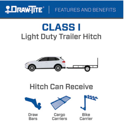 Class I Receiver/Tow Hitch | 2023–2025 Toyota Prius & 2023–2024 Prius Prime | 2,000 lb Towing Capacity | 1.25" Receiver | Easy Bolt-On Installation