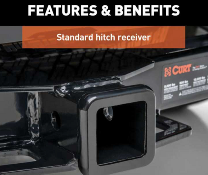Class IV Receiver/Tow Hitch | 2022-2025 Toyota Tundra (Without Factory Hitch) | 10,000 lb Towing Capacity | 2" Receiver | Heavy-Duty Bolt-On