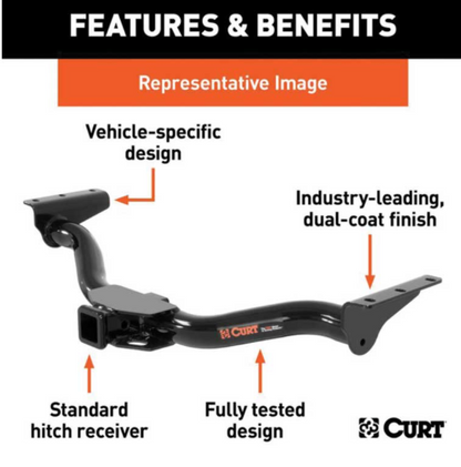 Class III Receiver/Tow Hitch | 2018-2025+ Audi Q5 | 4,000 lb Towing Capacity | 2" Receiver | Hidden Design, Bolt-On Fit