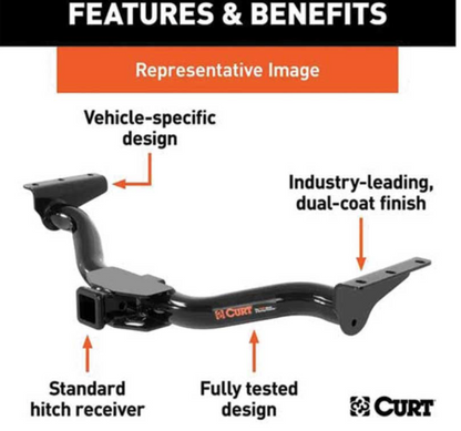 Class III Receiver/Tow Hitch | 2011-2025+ BMW X3 & 2019-2025+ BMW X4 | 4,000 lb Towing Capacity | 2" Receiver | Hidden Bolt-On Fit