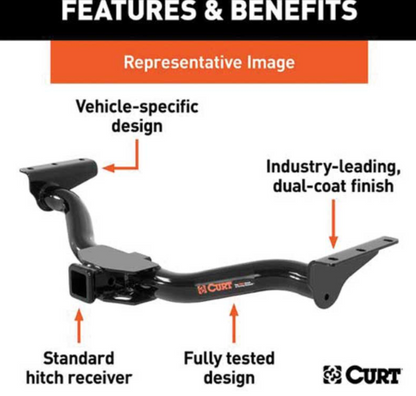 Class III Receiver/Tow Hitch | 2019-2025+ BMW X5 | 6,000 lb Towing Capacity | 2" Receiver | Hidden OEM-Style Fit