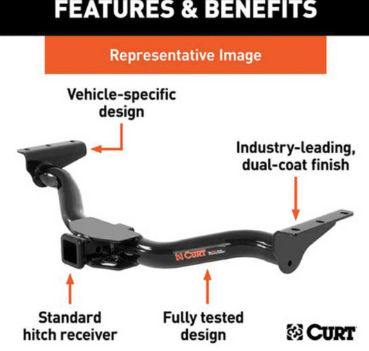Class III Receiver/Tow Hitch | 2019-2025+ BMW X5 | 6,000 lb Towing Capacity | 2" Receiver | Hidden OEM-Style Fit