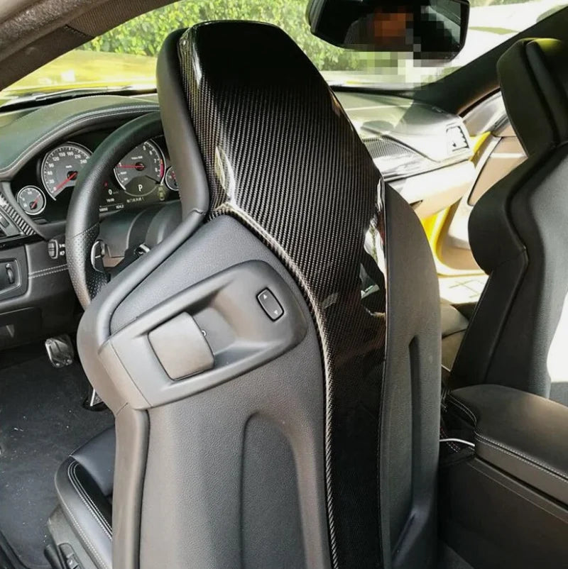Dry Carbon Fiber Seat Covers | BMW F80 M3 | F82/F83 M4