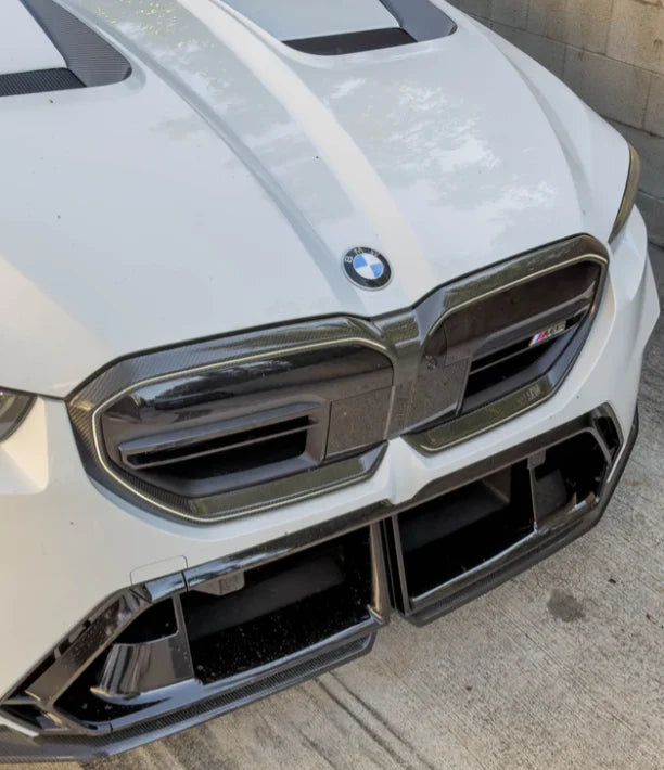 Dry Carbon Fiber Grille Surround Trim Cover | BMW G60/G90/G99