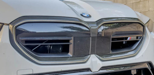 Dry Carbon Fiber Grille Surround Trim Cover | BMW G60/G90/G99