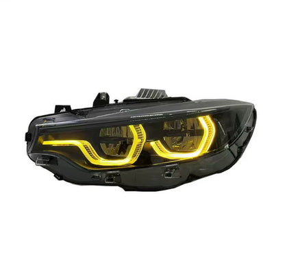 V3 IKON Tri-Color Switchable DRL Headlights | BMW M3 F80 | M4 F82/F83 | 4-Series F32/F33/F36