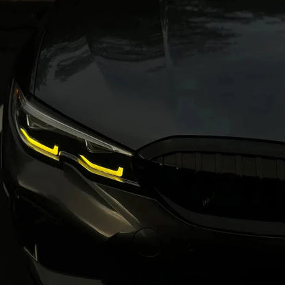 CSL Style Yellow DRL Modules | BMW 3-Series (G20 Pre-LCI LED Headlights)