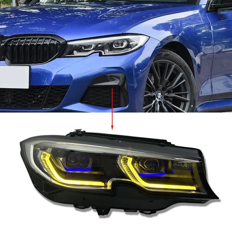 Pre-LCI Laser Style Switchable LED Headlights | BMW 3-Series (G20/G28)