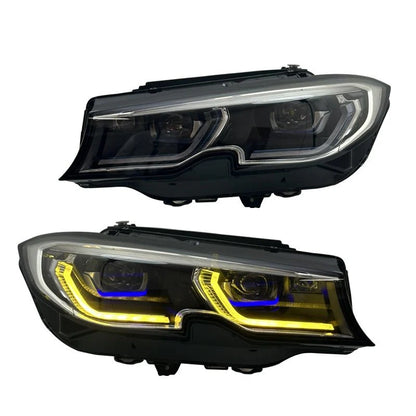 Pre-LCI Laser Style Switchable LED Headlights | BMW 3-Series (G20/G28)