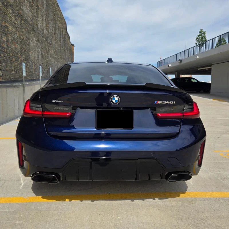 M4 Style Gloss Black Trunk Spoiler | BMW 3-Series (G20) & M3 (G80)