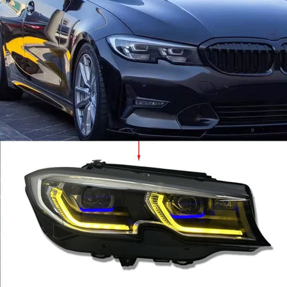 Pre-LCI Laser Style Switchable LED Headlights | BMW 3-Series (G20/G28)