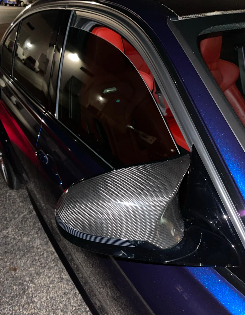 Carbon Fiber Mirror Caps | BMW M2 Competition (F87) | M3 (F80) | M4 (F82/F83)
