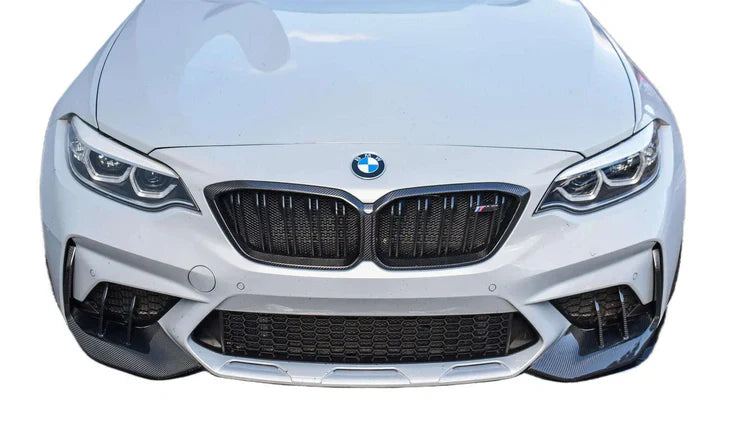 CTM Style Carbon Fiber Front Air Duct Splitters | BMW F87 M2 Competition